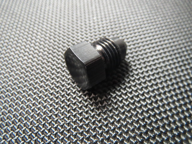 (image for) Plug, Flare -10 - Aluminum - Black Anodized
